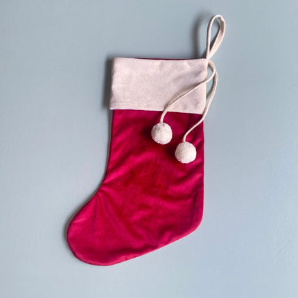 velvet Santa stocking