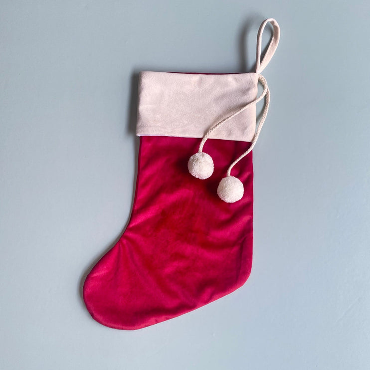 velvet Santa stocking