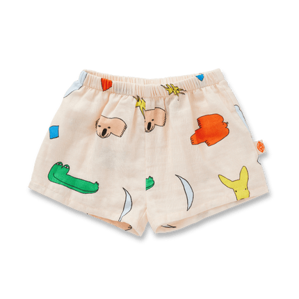 cute short with billabong print