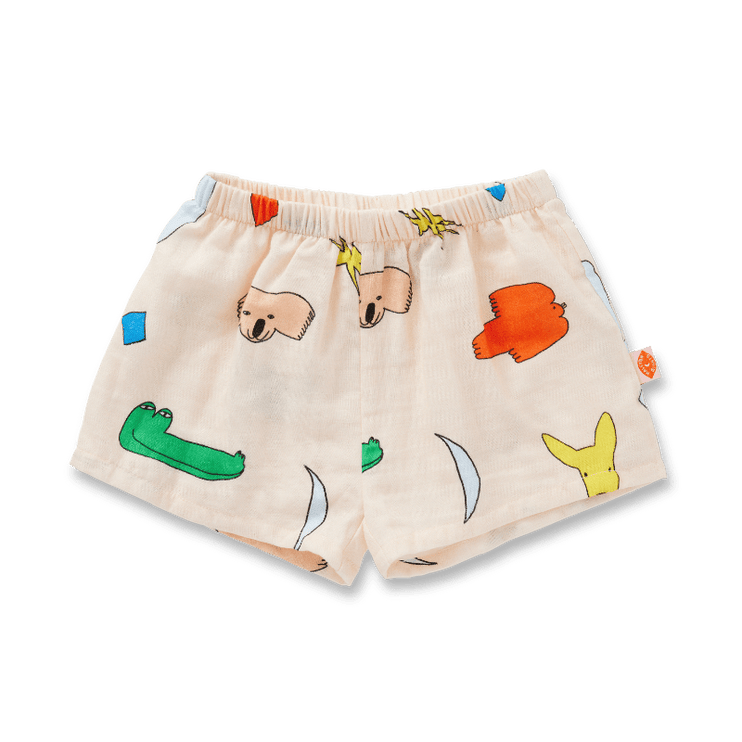 cute short with billabong print