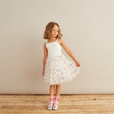 vanilla spot dress tutu kids clothing fashion