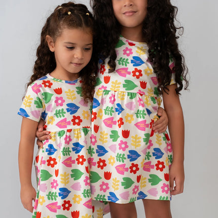 Aasfoura Short Sleeve Dress