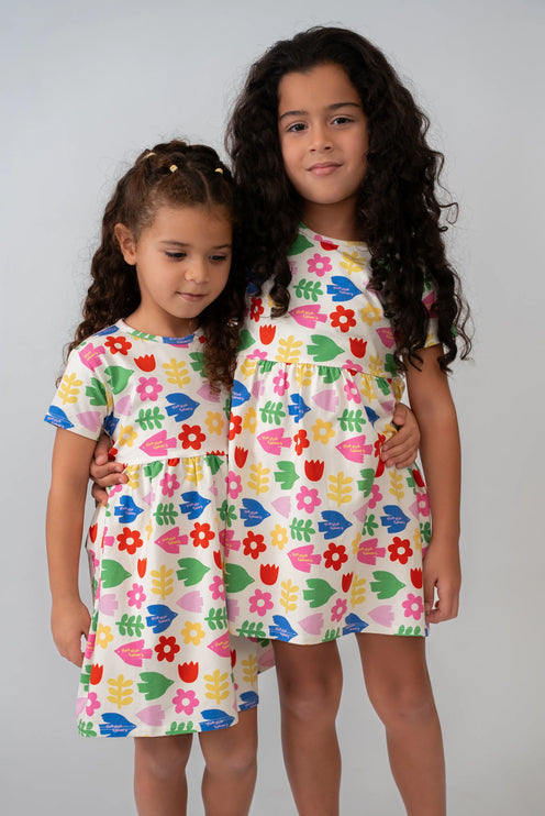 Aasfoura Short Sleeve Dress