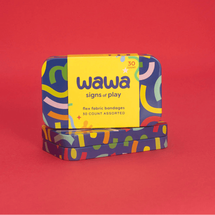 Abstract bandages tin