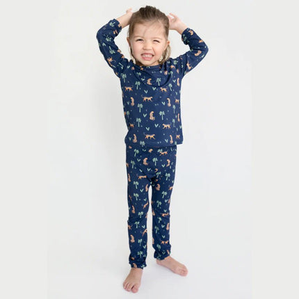 Kid wearing Arabian Leopard Pajama