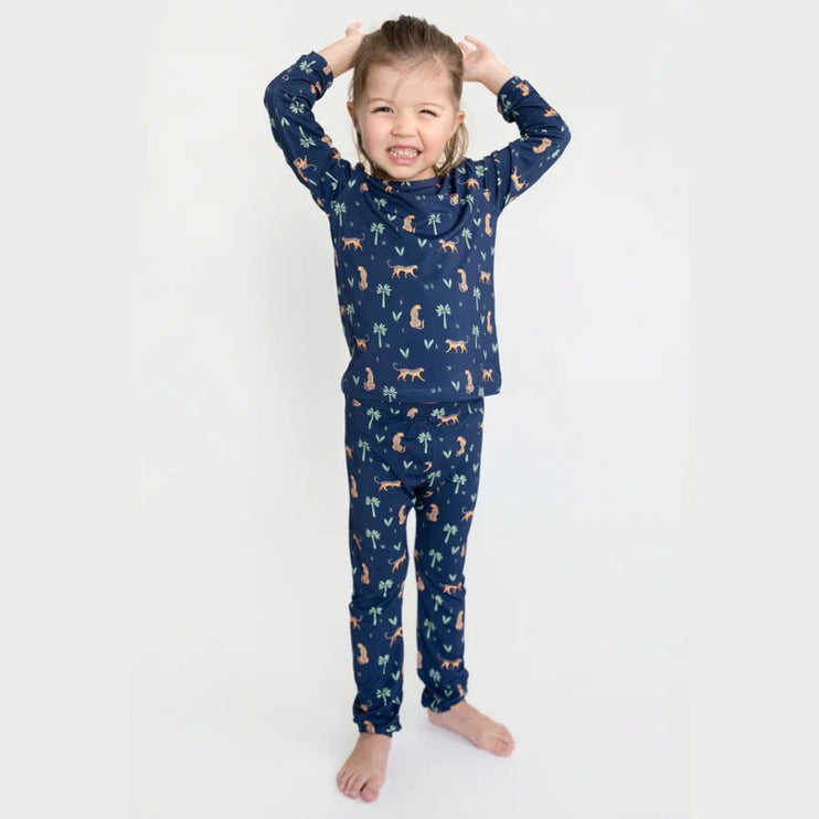 Kid wearing Arabian Leopard Pajama