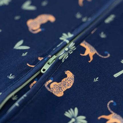 Arabian Leopard Sleepsuit print closeup