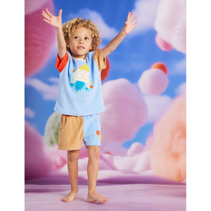 Child in colorful outfit 