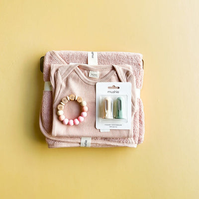 pink baby gift box