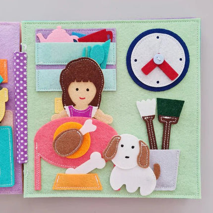 My Everyday Routine Busy Book page