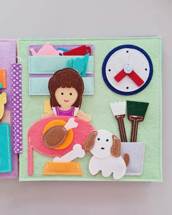 My Everyday Routine Busy Book page