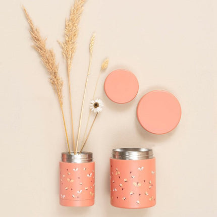 pink food jar 