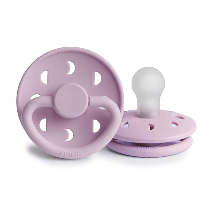 soft lilac pacifier clip