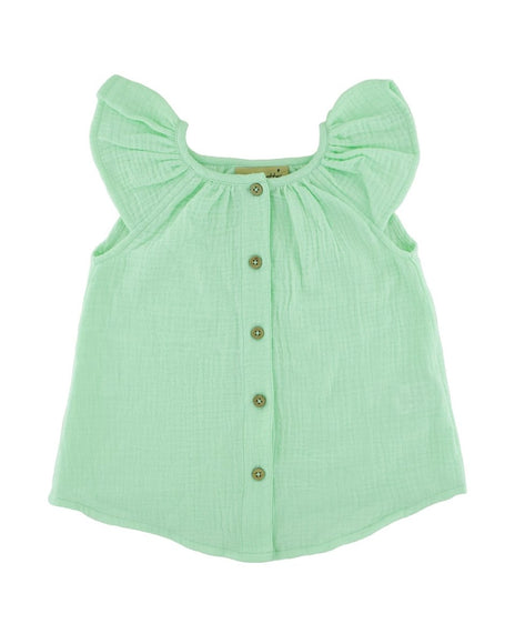 les vedettes mint lilou top girls organic cotton