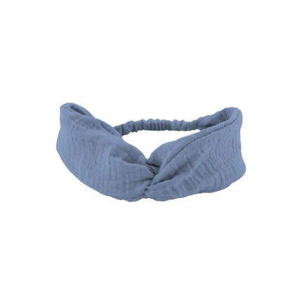 twisted headband cloudy blue girls organic hair accessories