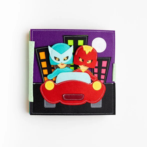 Let's be Heroes Busy Book cover