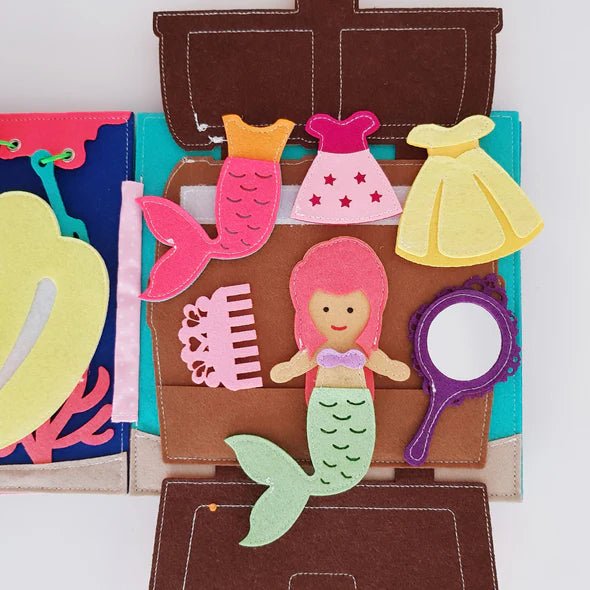 Little Mermaid Busy Book page