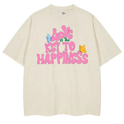 Love is the key to happiness - Off white Kids T-shirt