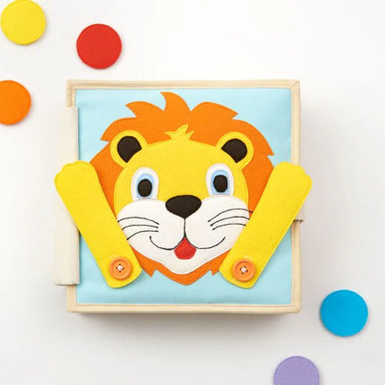 Peekaboo Lion Busy Book cover