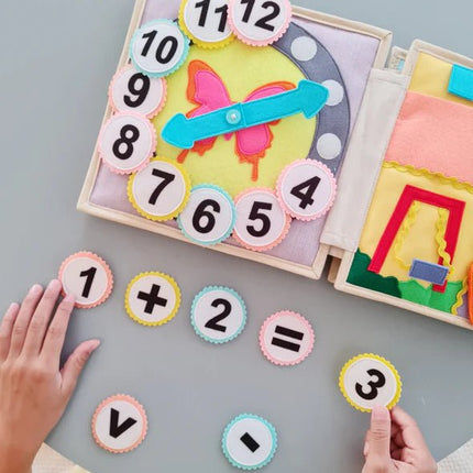 Peekaboo Lion Busy Book page