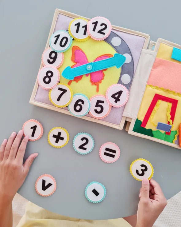 Peekaboo Lion Busy Book page