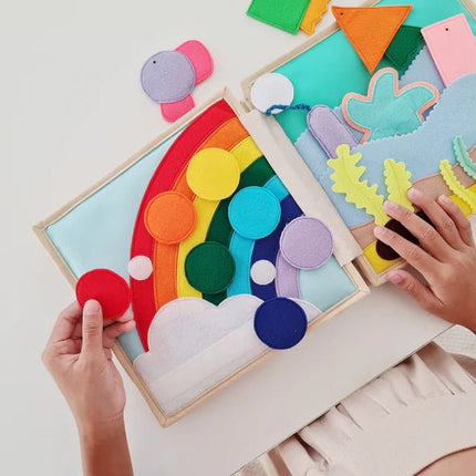 Peekaboo Lion Busy Book page