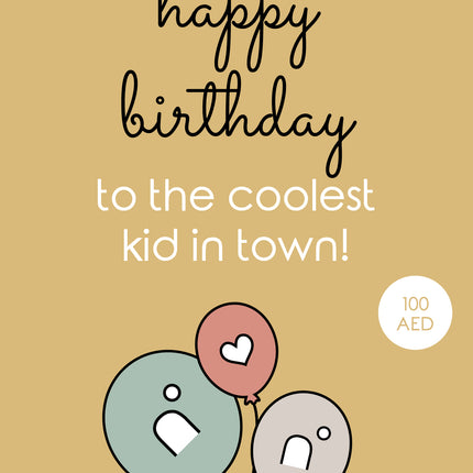 Maison Tini Happy Birthday Gift Card