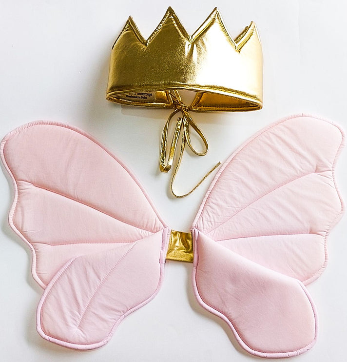Dress Up Fairy Wings- PINK - GOLD