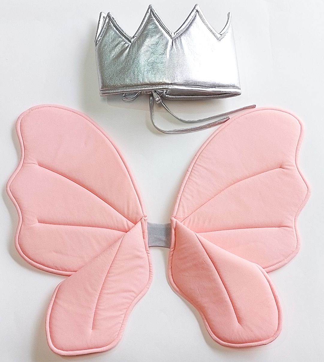 Dress Up Fairy Wings- PINK-SILVER