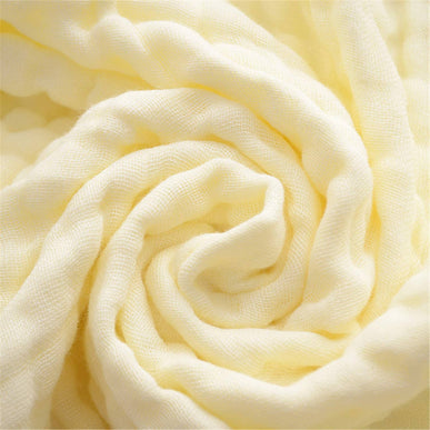 Organic Muslin Bath Towel- Lemon Drop