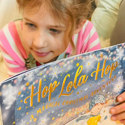 a christmas story book from hop lola hop