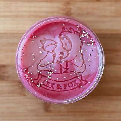 pink swirl playdough
