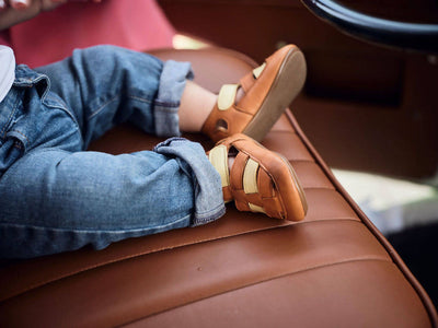 Soft Sole Sandals - ITRI - Camel/Yellow