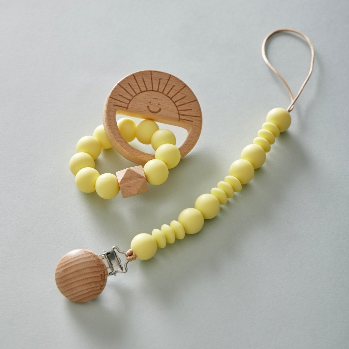 Cotton Candy Pacifier Clips
