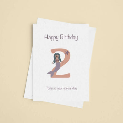 happy 2nd birthday card