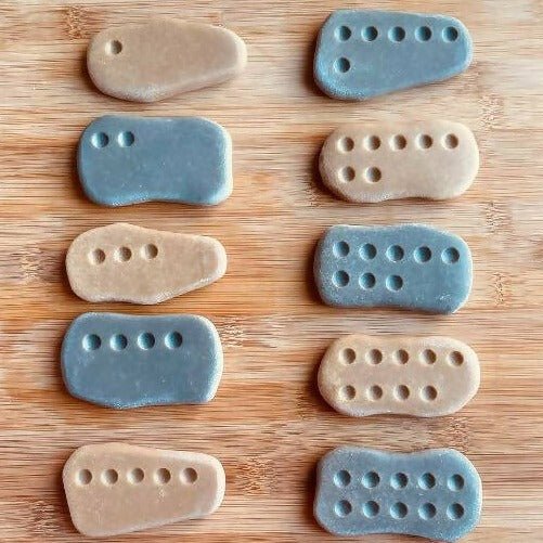 tactile counting stones
