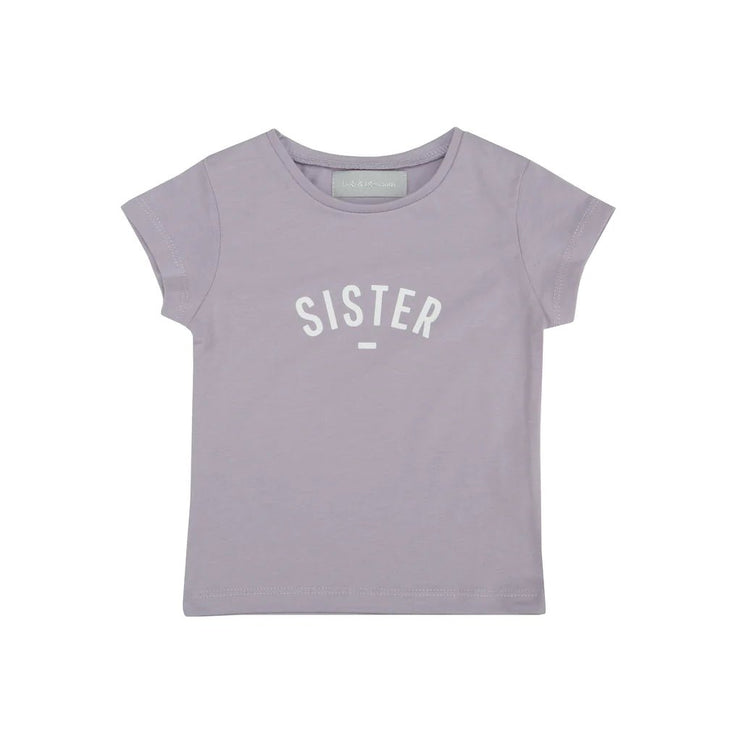 Parma Violet 'SISTER' Cap-Sleeved T-Shirt