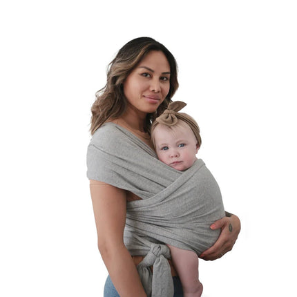 grey baby carrier 