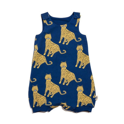 Blue Leo Romper