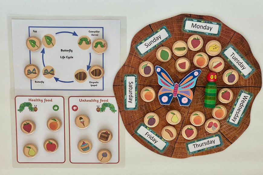 the very hungry caterpillar story sack