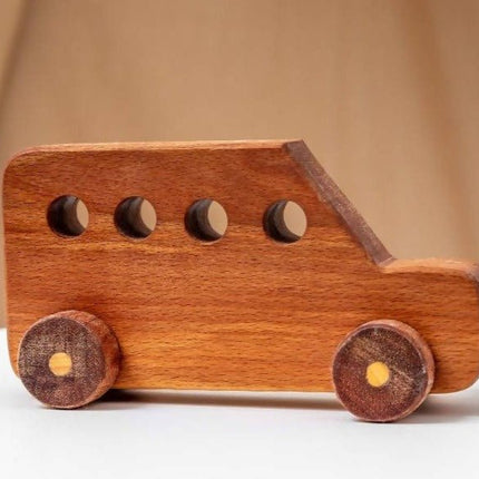 wooden toy bus