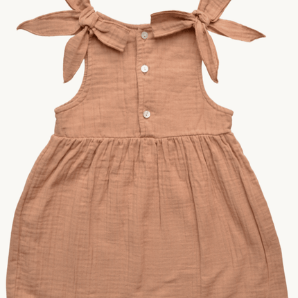 rust dress