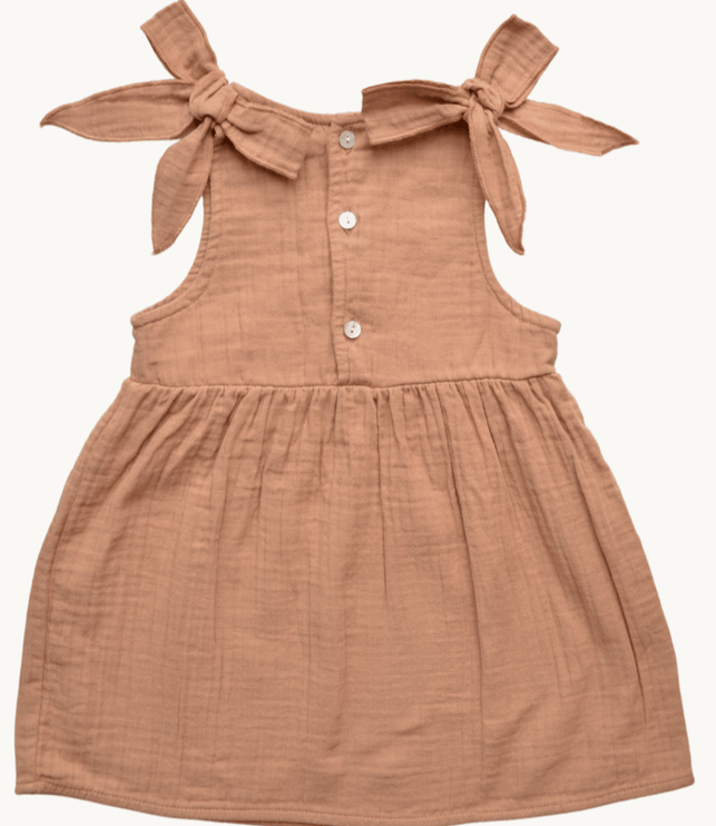 rust dress