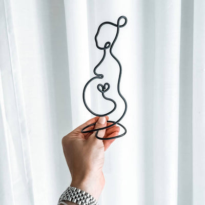 mama-to-be wire shape