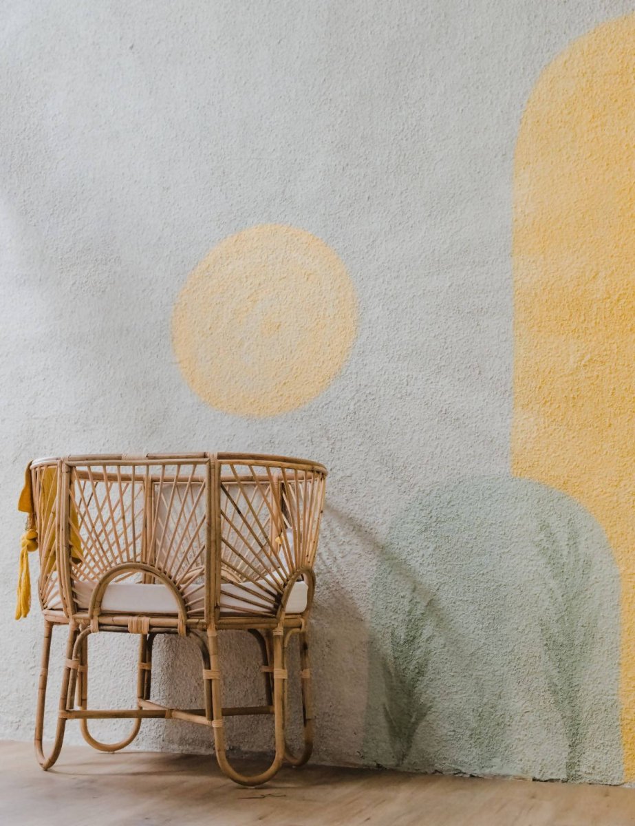 Reya Rattan Baby Cot