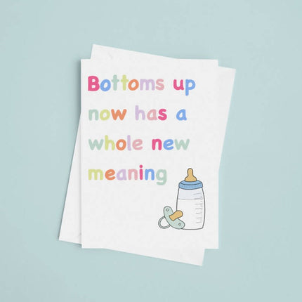 new baby greeting card