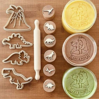 Dinosaur playdough set
