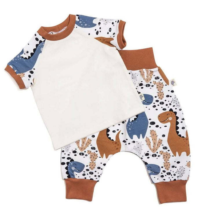 Happy Dino Shorts & T-Shirt Set