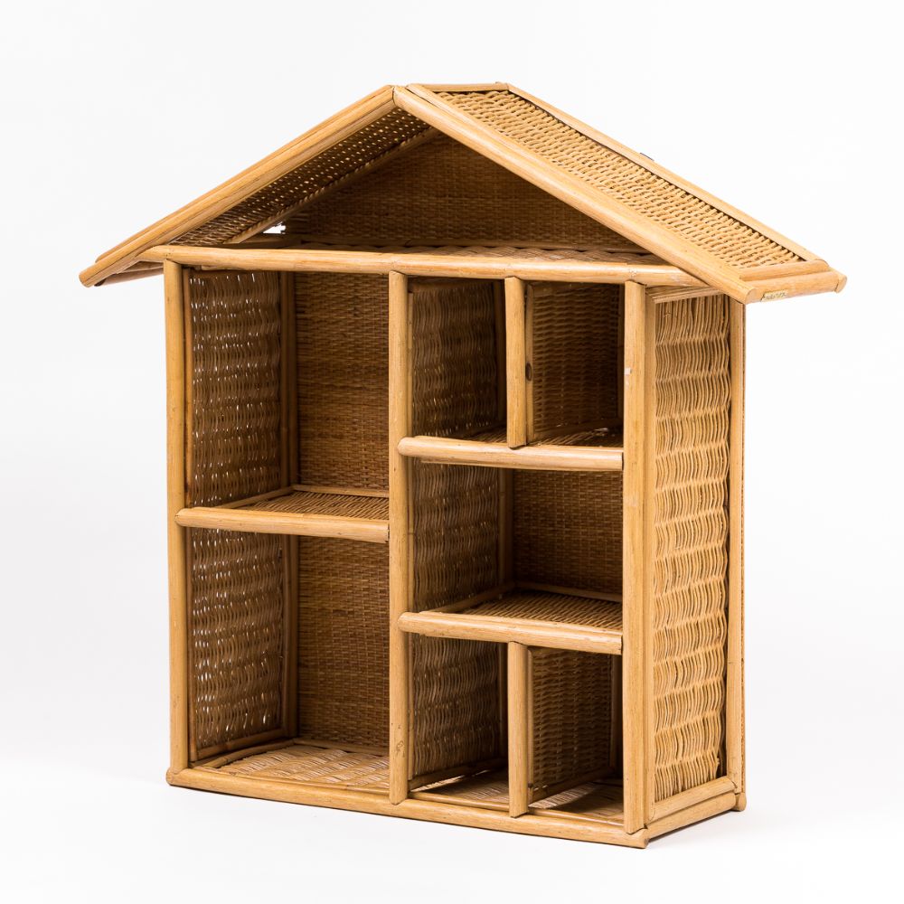 rattan doll house 