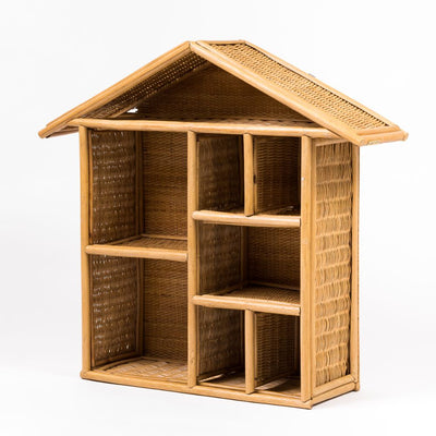 rattan doll house 
